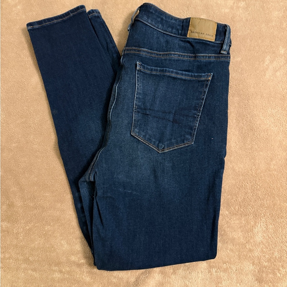 American Eagle Outfitters Super Hi-Rise Women’s Blue Jeans